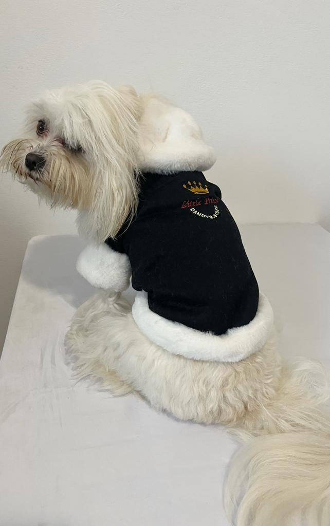 Dog sweatshirt with faux fur by Dandy's Store