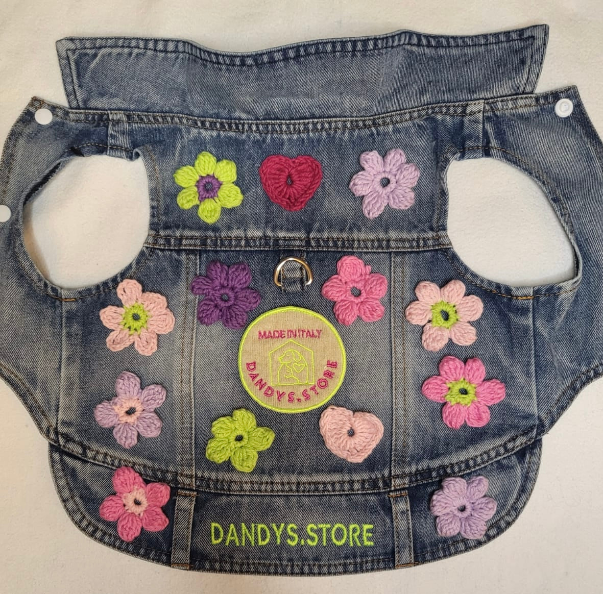 Gilet di Jeans per cani Personalizzato Dandy’s Store