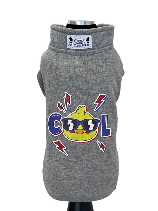 COOL sweatshirt. Luxury clothing for dogs 100% Made in Italy.