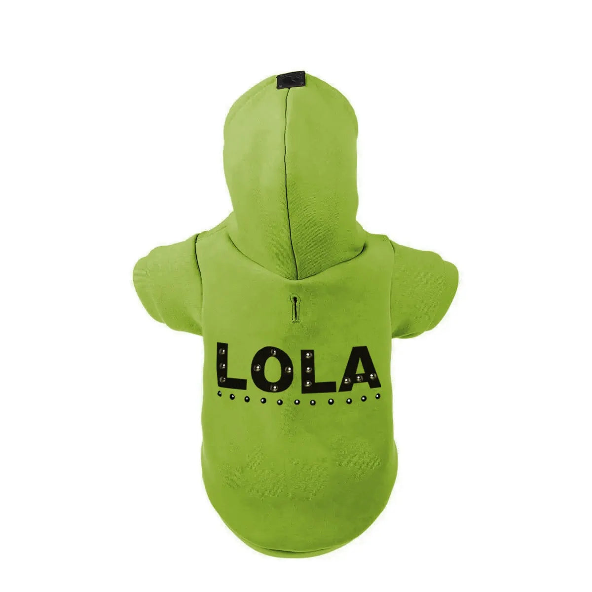 Hoodie for Bulldog with studs - Customizable with name.