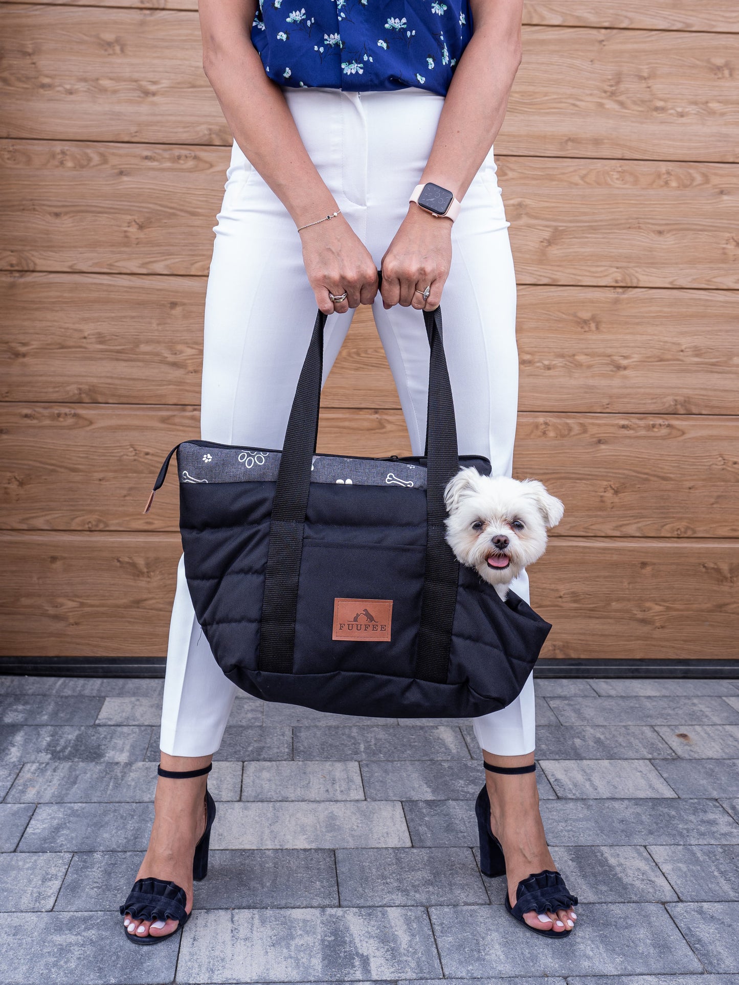 Pet Bag SHINY - Borsa per cani e gatti da passeggio. Accessori handmade per cani.