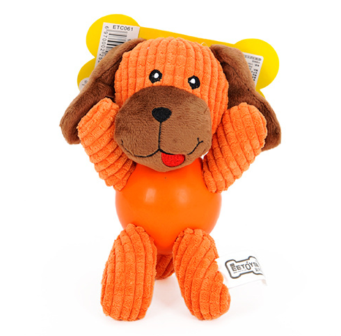 Pet Soft Toy - Molar Bite Resistant Corduroy Toy - Sound. Luxury chic toys accessories for dogs, cats and pets.