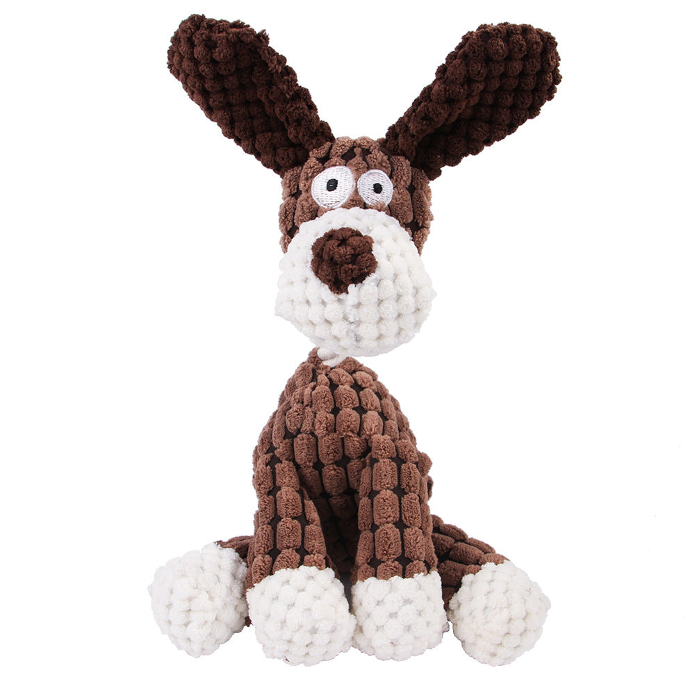 Plush Donkey Chew Toy. Luxury chic accessories for dogs, cats and pets.