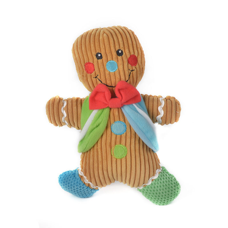 Gingerbread Man Christmas Toy for your Treasure. Christmas theme toys for dogs, cats pets.