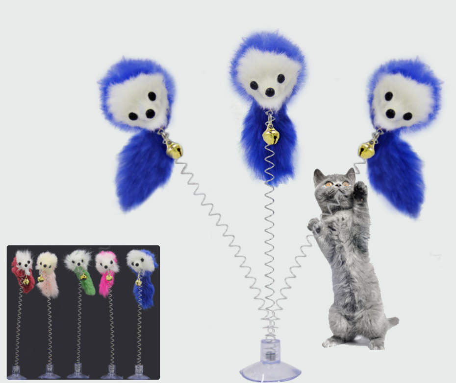 Interactive plush toy for your cat. Luxury chic accessories and toys for dogs, cats and pets.