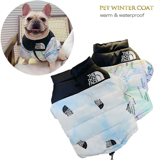 Giacca impermeabile per cani The Dog Face riflettente e impermeabile. Abbigliamento chic di lusso per il tuo Pet.