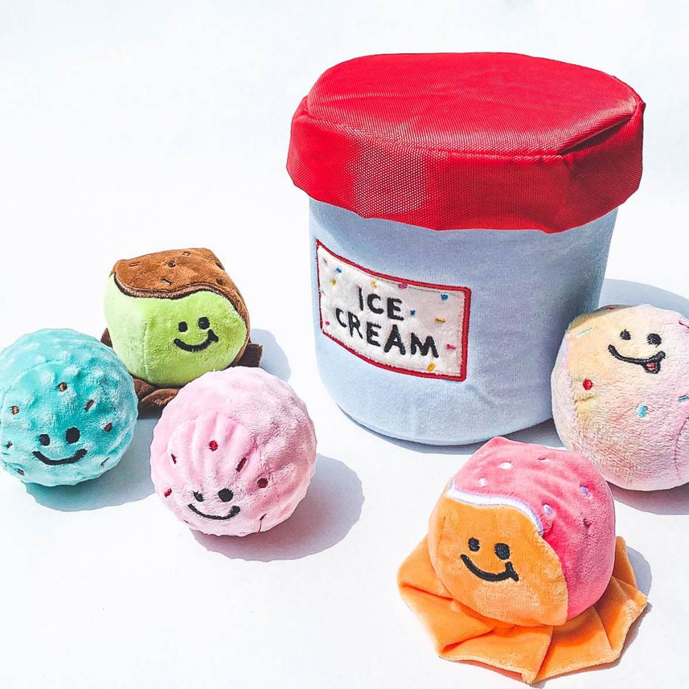 New game for your Pet! Bucket of ice cream with different flavors inside! Game for dogs, cats and pets.