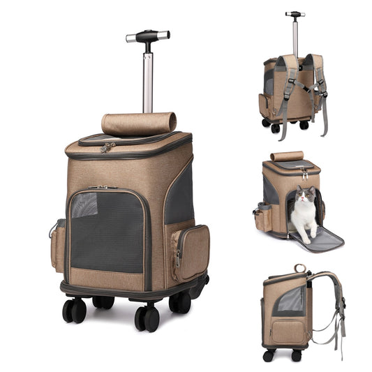 Carrier, Trolley backpack for pets up to 15kg. Bags and travel accessories for your pet.