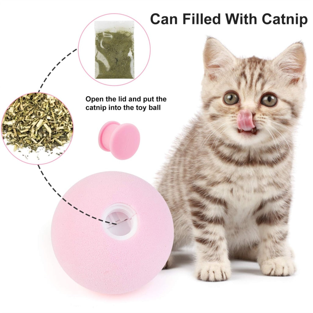 Palla interattiva per gatti, cani e piccoli animali