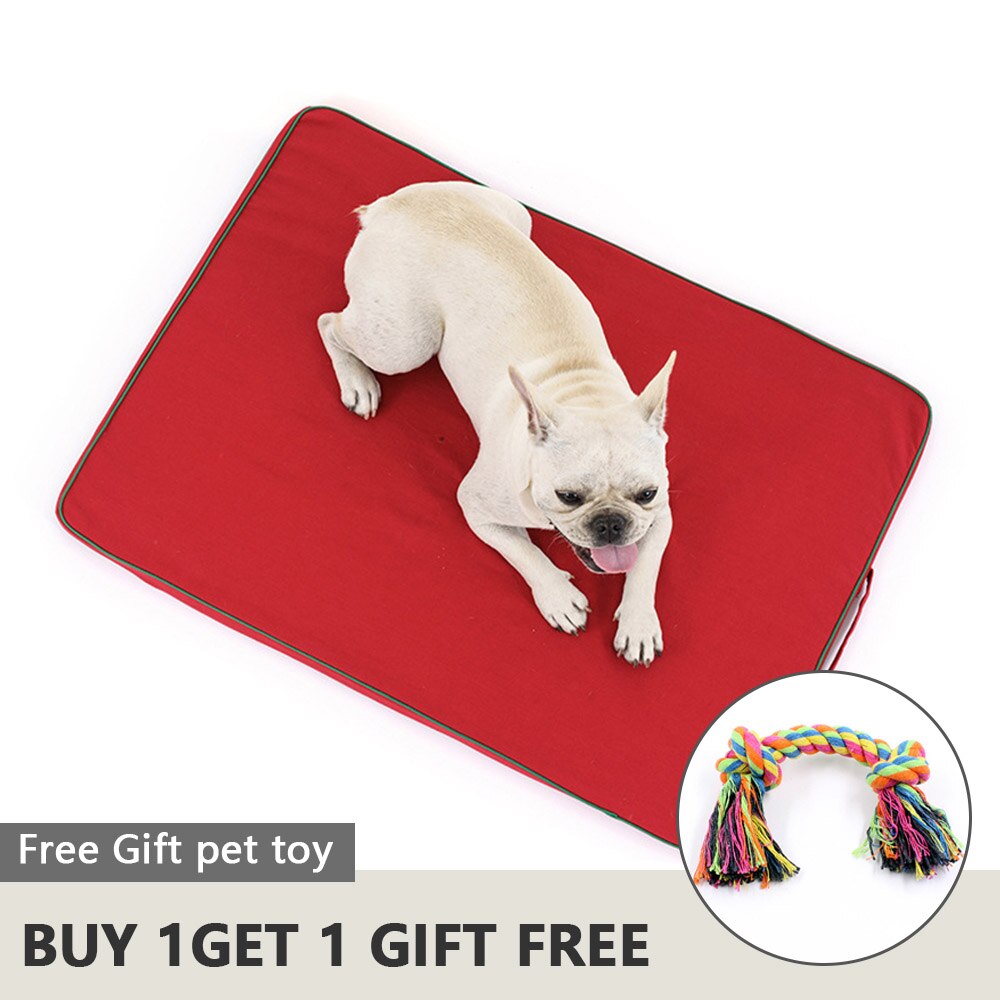 Large Dog Bed Mat Memory Foam Breathable Dog Beds Oxford Bottom Orthopedic Mattress Beds For Small Medium Large Pet