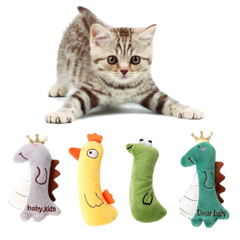 Teeth Cleaning Toy For Cats and Kittens. Pet products. With mint