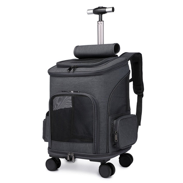 Carrier, Trolley backpack for pets up to 15kg. Bags and travel accessories for your pet.