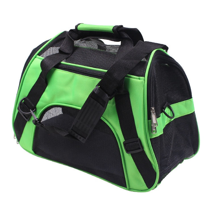 Breathable carrier for small dogs. Luxury chic accessories for pets.