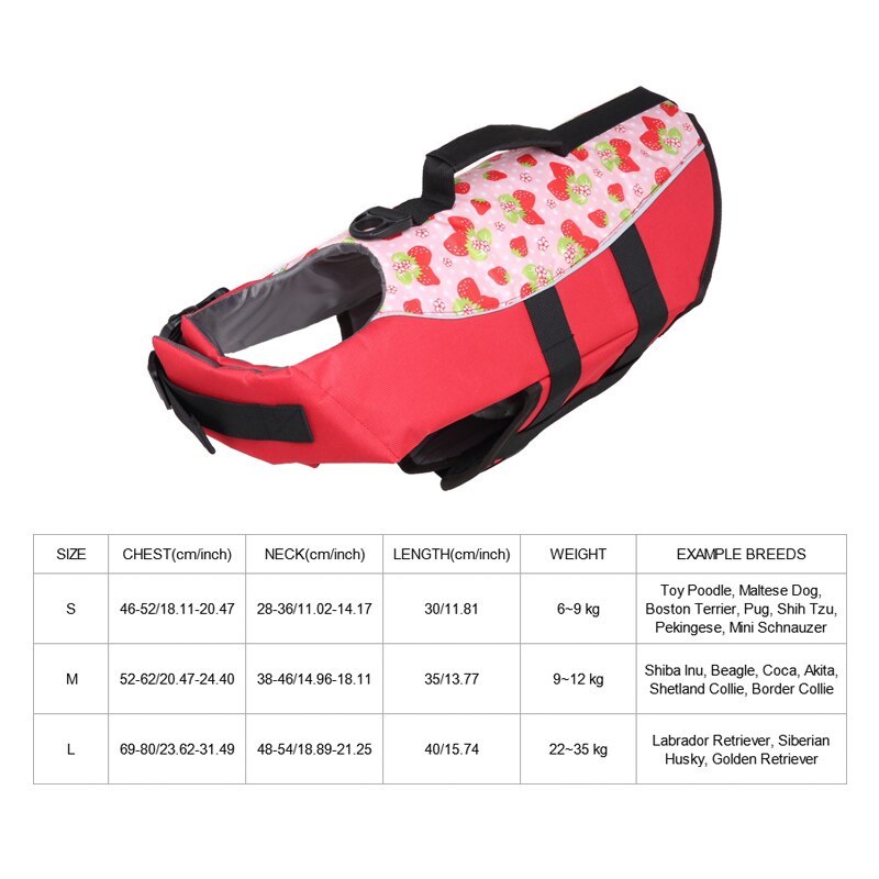Life jacket / float to keep it safe even on the high seas !!! For dogs, cats and pets.