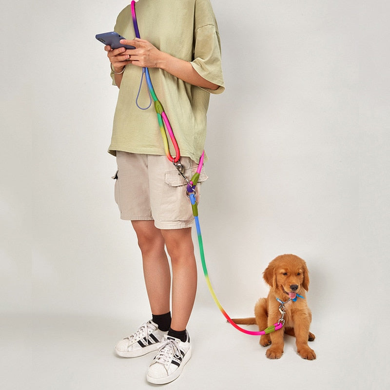 Leash to be worn over the shoulder, ideal for long walks and having your hands free. Leash for dogs and all Pets.
