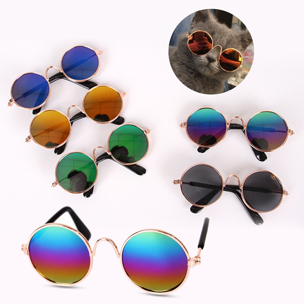 New 2021! Beautiful colored sunglasses for dogs, cats and small animals. For a crazy look!