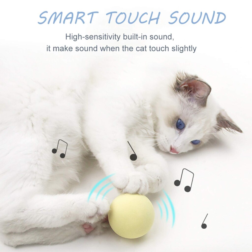 Palla interattiva per gatti, cani e piccoli animali