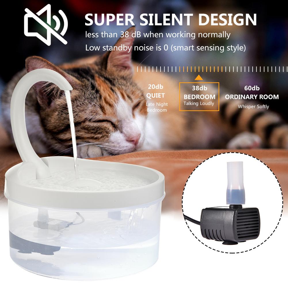 Give your cat that steady stream of water they are always looking for. Fountain with swan neck to always have running water.