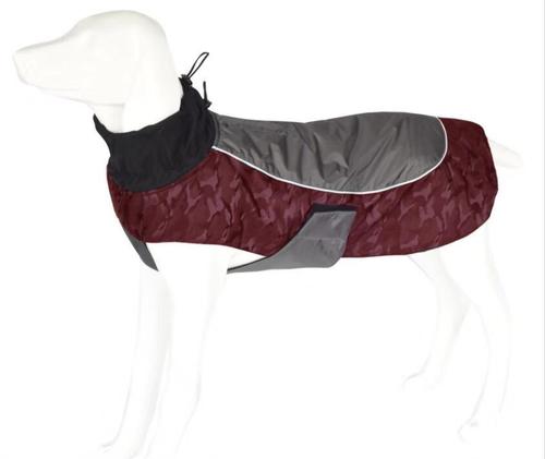 Waterproof shell jacket in technical fabric and with fleece fleece interior for medium-large dogs. Luxurious chic clothing for large sizes.