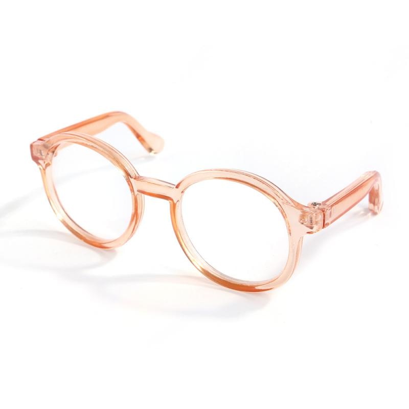 Elegant Transparent Plastic Glasses to look like an intellectual. Luxury chic accessories and clothing for dogs, cats and pets.